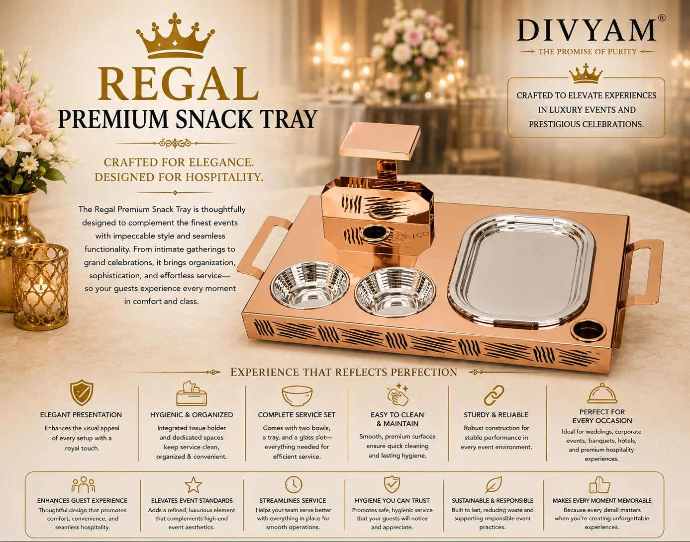 Regal Premium Snack Tray presentation by D I V Y A M®
